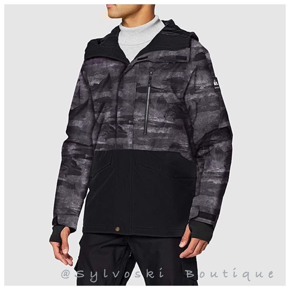 🔥 Quiksilver Men's Mission-Snow Jacket NWT - Picture 8 of 13